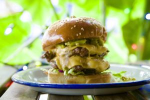 Lucky Buns Opens at the Wharf With Double-Stacked Burgers and Fun Bar Grub