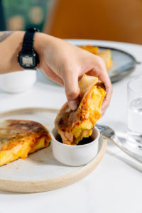 An All-Day Cafe Brings Breakfast Scallion Pancakes to Navy Yard