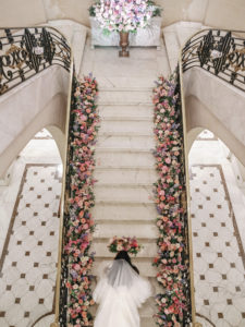 A Regal, Flower-Filled, Pink-and-Gold Wedding at the Perry Belmont House