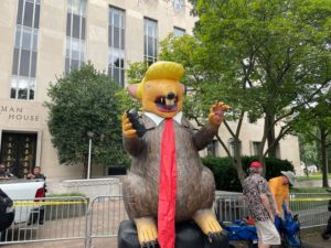 We Hung Out All Day Outside the Trump Arraignment