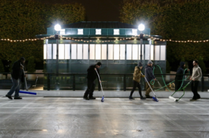 How the National Gallery Builds Its Sculpture Garden Ice Rink