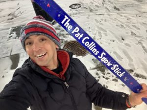 Tommy McFly on What It’s Like to Be (Temporarily!) in Charge of Pat Collins’s Snow Stick