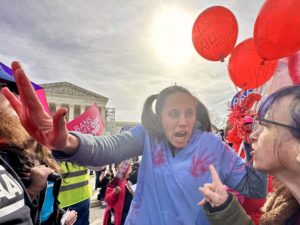 PHOTOS: Outside the Supreme Court as Justices Hear Case About Abortion Pill Access