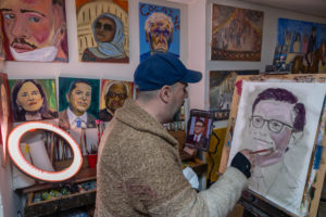 A Political Journalist’s Side Gig as an Artist Takes Off