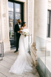 A Mansion in Dupont Circle Provided the Backdrop for This Ultra-Intimate White-and-Green Wedding