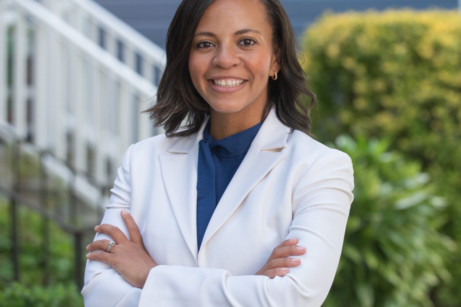 Alyia Gaskins, the likely next mayor of Alexandria, Virginia.