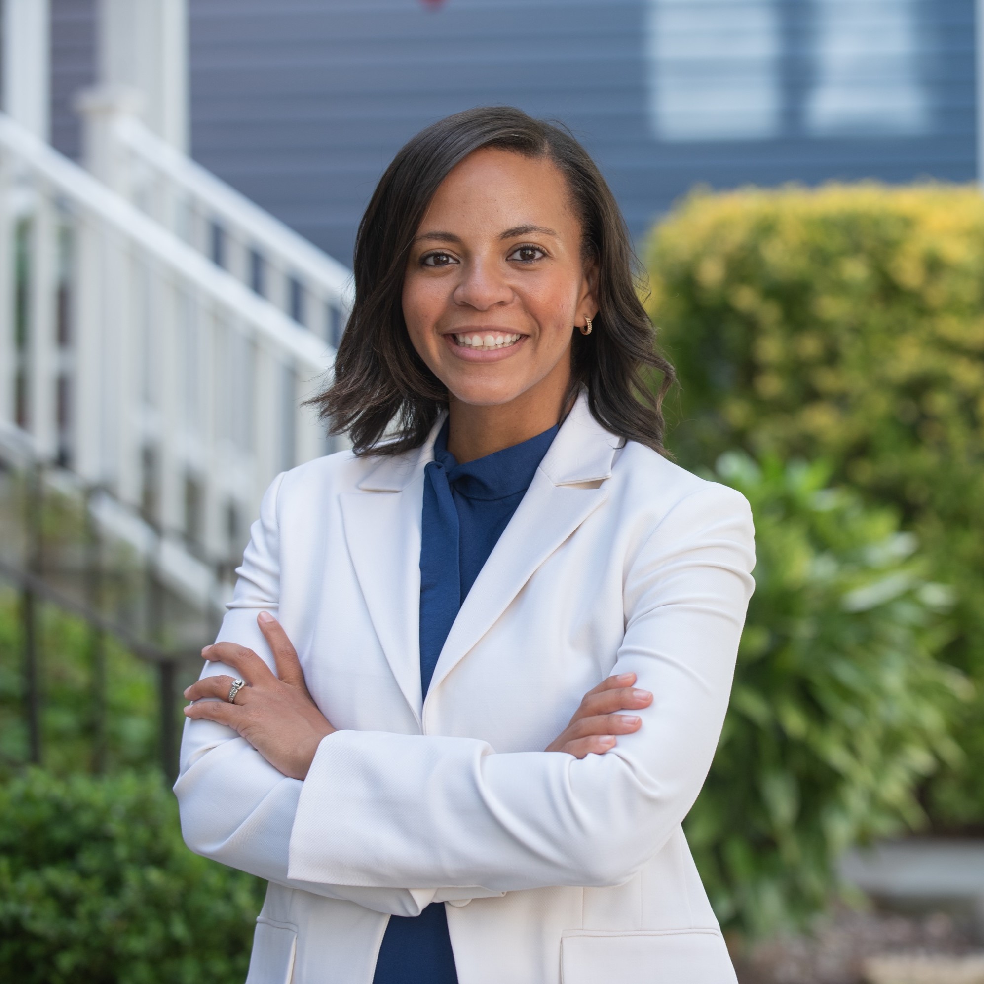 Alyia Gaskins, the likely next mayor of Alexandria, Virginia.