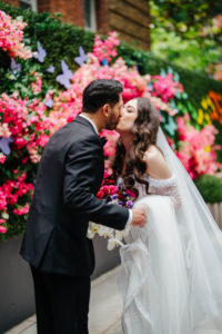 A Hot-Pink Rooftop Wedding With Late-Night Shake Shack