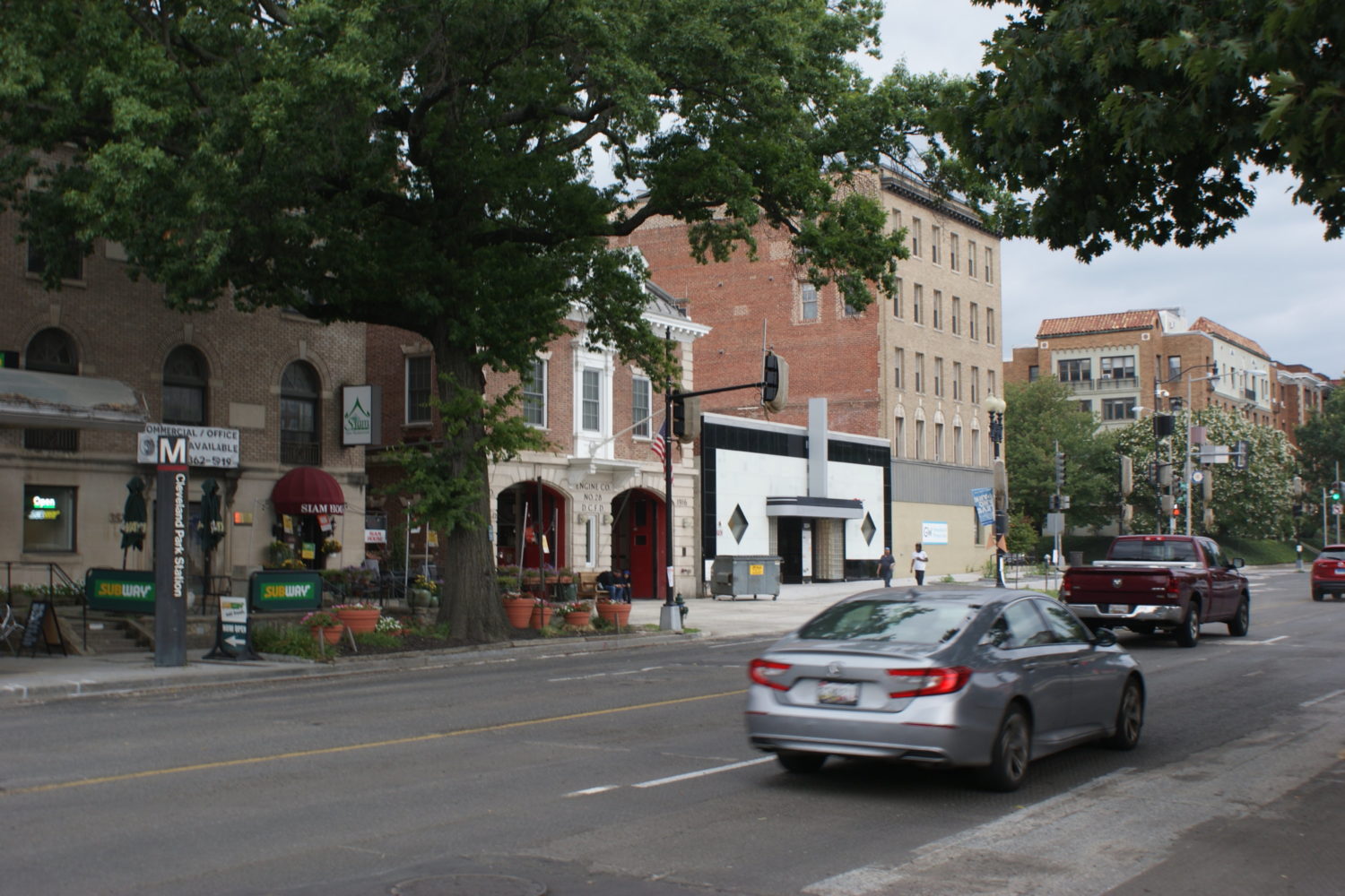 Connecticut Avenue by Cleveland Park.
