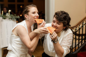 A Pizza-Party Wedding at Josephine Butler Parks Center