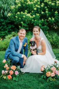 Wildflowers Inspired the Design at This Peach and Pink Garden-Party Wedding