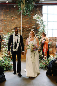 This Lavender-and-Black Wedding Was Designed to Feel Like a Warm, Sophisticated Dinner Party