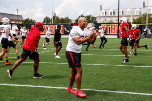 Maryland Governor Wes Moore Suits Up With Maryland Football. Wait, What?