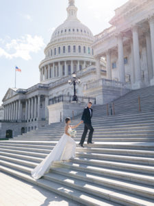 We Love the Very-DC Portraits From This Black-and-White Wedding