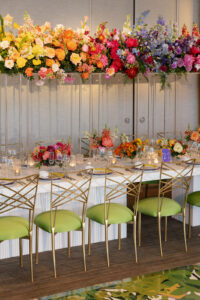 Rainbow Florals Were a Highlight of This Whimsical Wedding