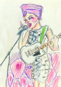 The “DMV Roving Sketcher” Is Like a Courtroom Artist for Local Musicians