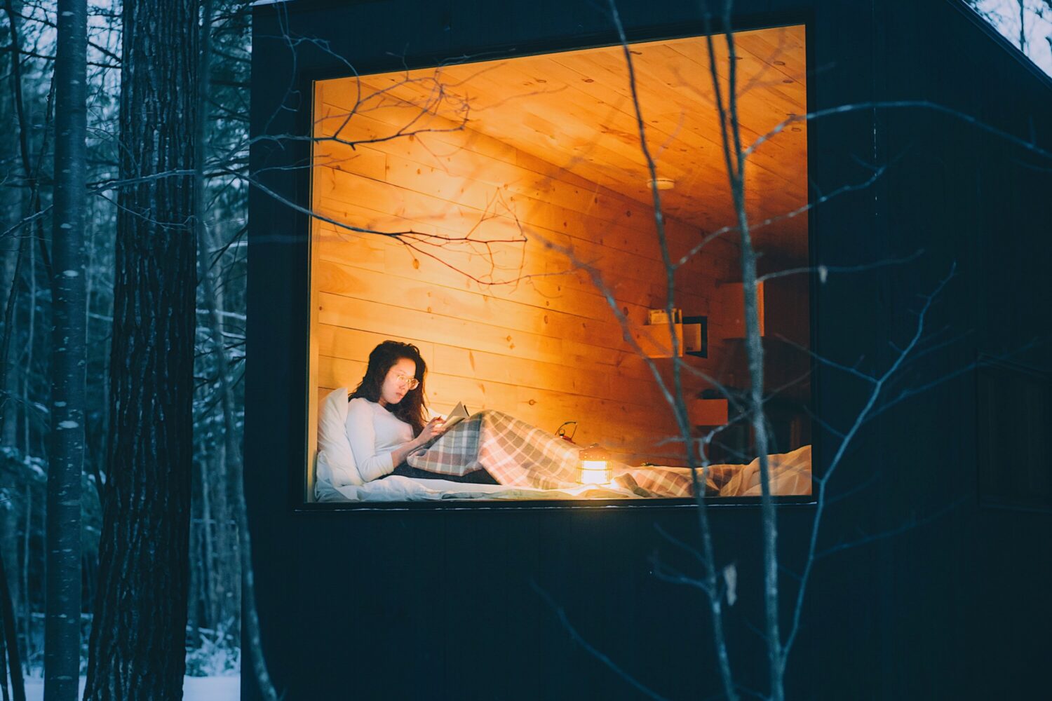 Spend time in a tiny home near Shenandoah. Photo courtesy of Postcard Cabins.