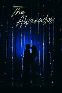 This String-Light-Filled Wedding Featured a Speakeasy-Inspired Bar