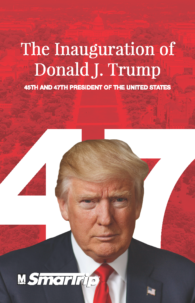 Trump Inauguration Commemorative SmarTrip Card