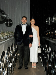 An Yves Saint Laurent-Inspired Disco-Themed Wedding