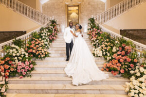 Guests Walked Through a Flower Tunnel to Find Their Seats at This Wedding