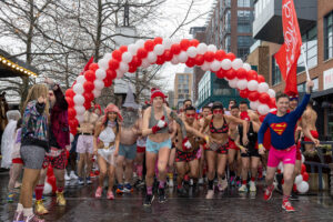 PHOTOS: The Annual Cupid’s Undie Run at the Wharf