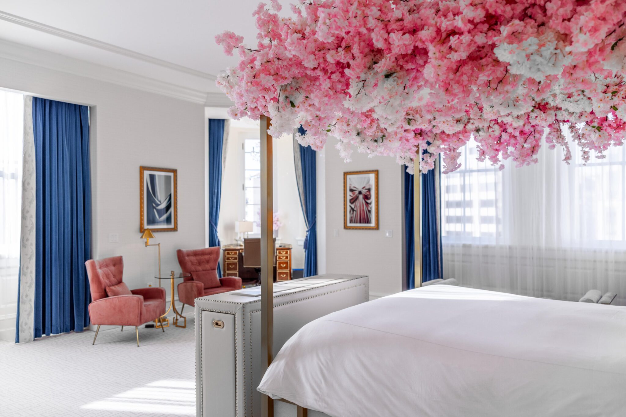 The Cherry Blossom Suite at Waldorf Astoria. Photo courtesy of Waldorf Astoria.