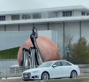 How a Giant Sculpture of Mars Rolled Around the Kennedy Center Grounds