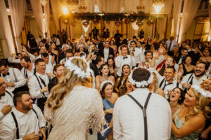 This Willard Wedding Included an After-Party With an LED Dance Floor and Disco Details