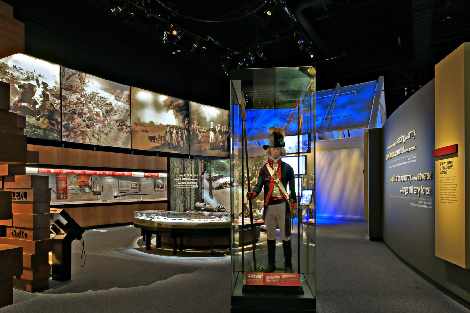 An exhibit at the National Museum of the United States Army. Photograph by Erin Pant, Montgomery Parks, MNCPPC, from National Museum of the United States Army on Flickr.