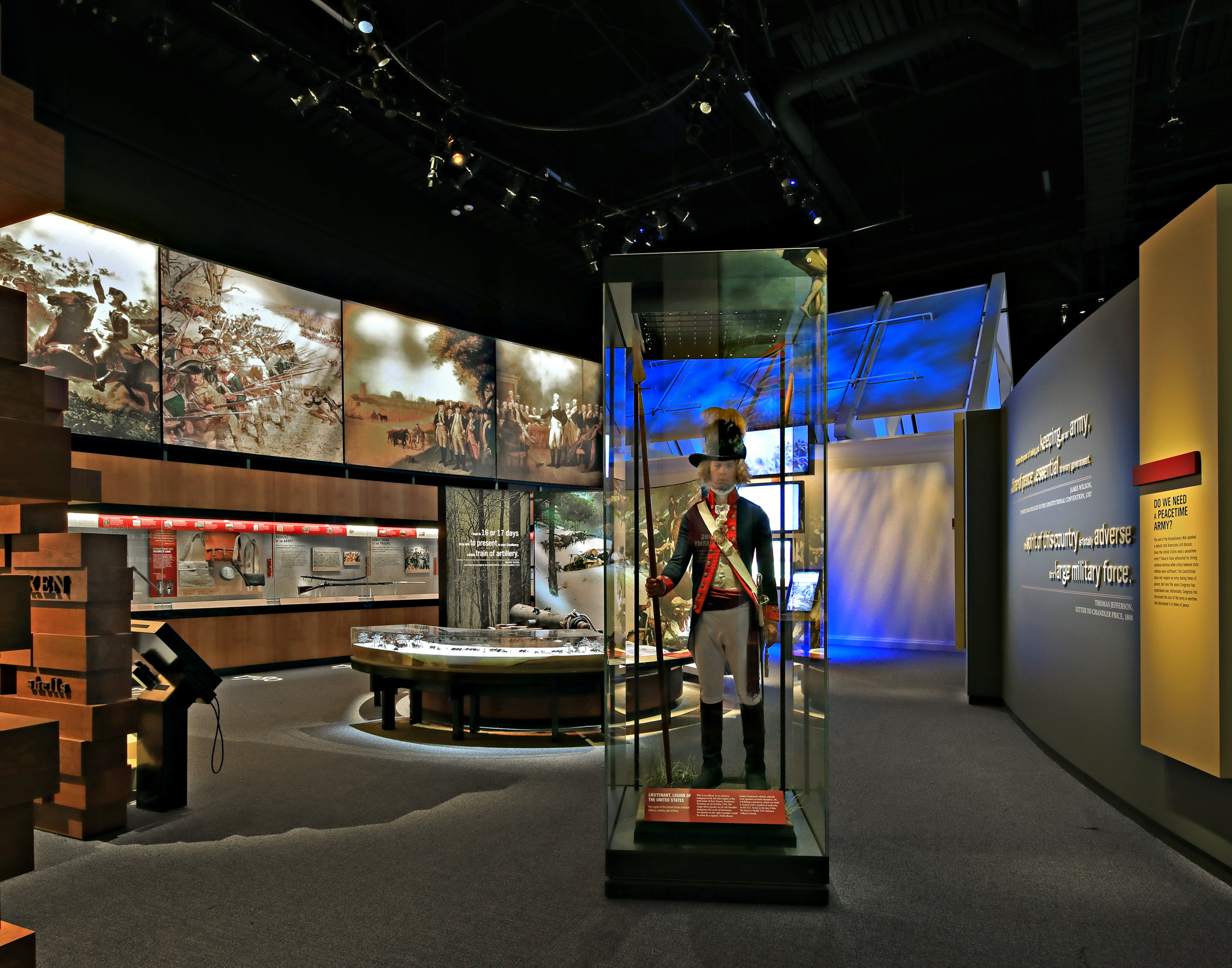 An exhibit at the National Museum of the United States Army. Photograph by Erin Pant, Montgomery Parks, MNCPPC, from National Museum of the United States Army on Flickr.