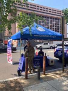 Troops for the Military Parade Are Sleeping in Office Buildings. DC Police Are Recruiting Outside.