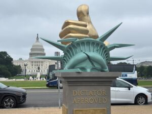 Another Mysterious Anti-Trump Statue Has Appeared on the National Mall