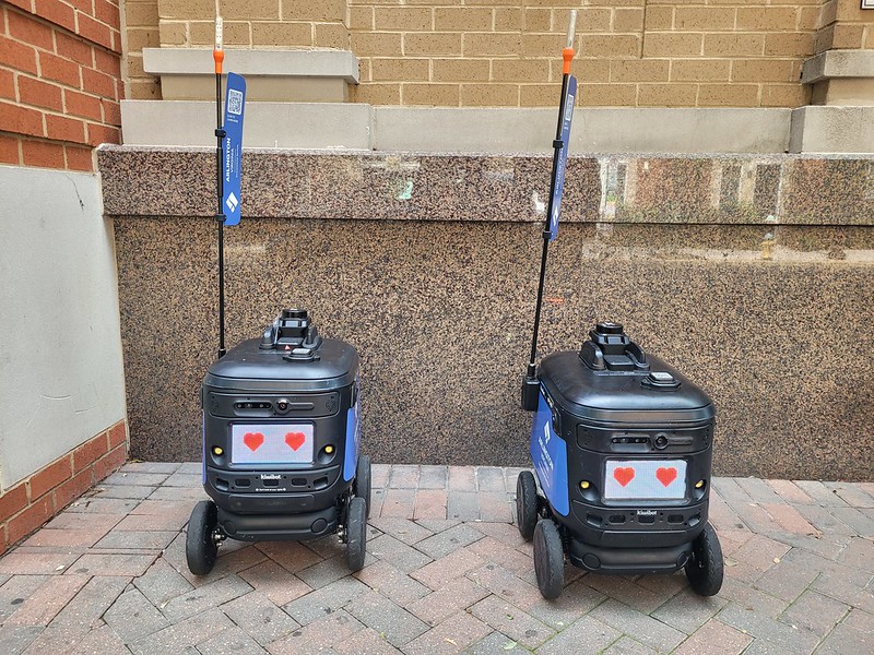 Arlington sidewalk robots