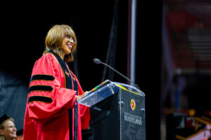 Gayle King on Giving Her First Commencement Speech at UMD