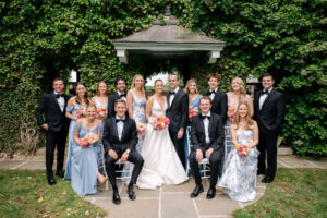 Each Table at This Wedding Was Decorated in a Different Shade of Pink, Orange, and Yellow