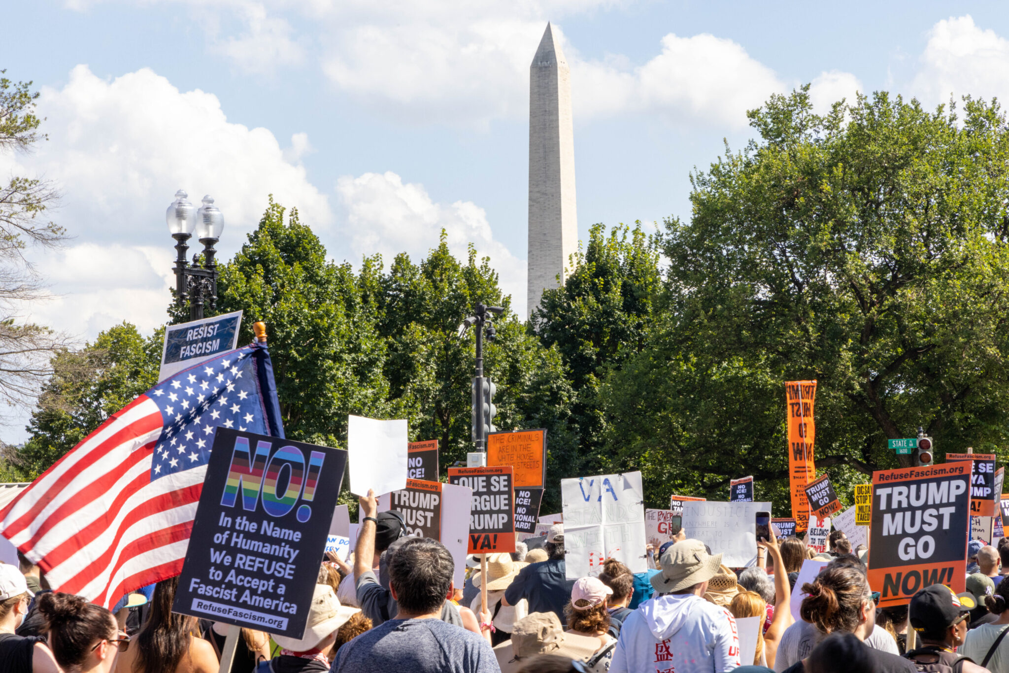 PHOTOS: Protests Around DC of Trump’s Takeover